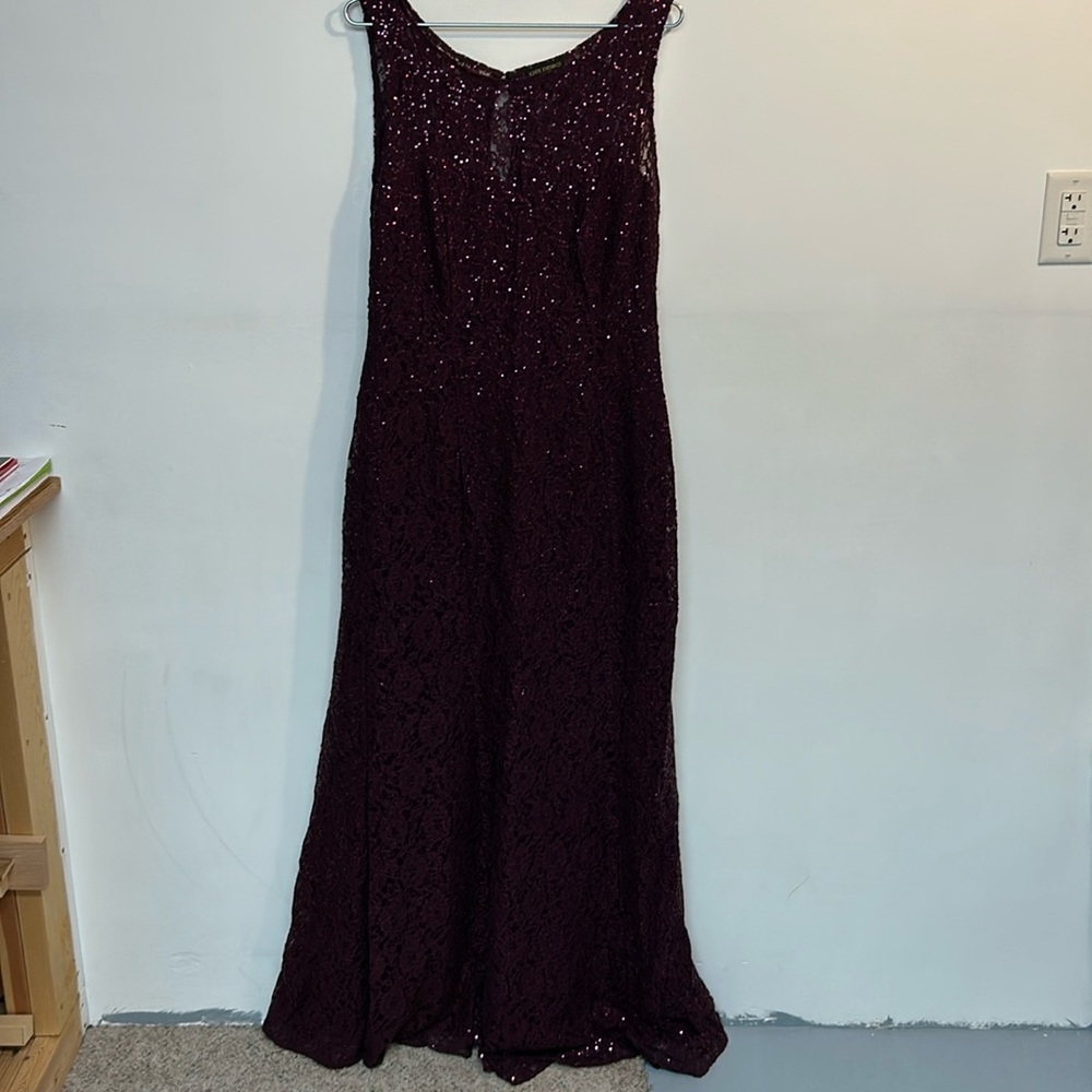 Ignite Evenings brand gown size 18 deep purple color